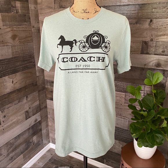 Bella Canvas Tops - Cinderella coach Disney tee shirt